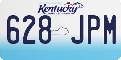 KY license plate 628JPM