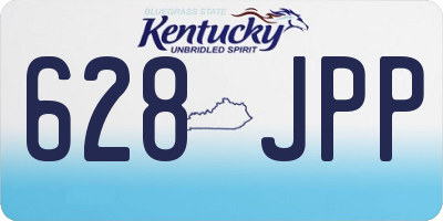 KY license plate 628JPP