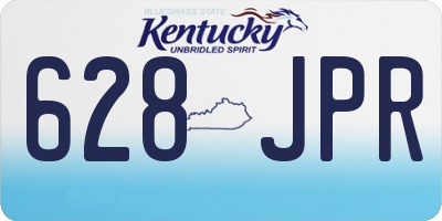 KY license plate 628JPR