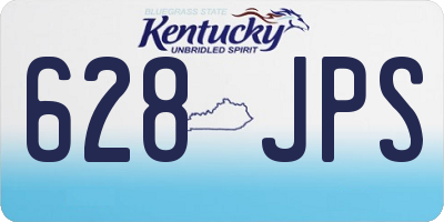 KY license plate 628JPS