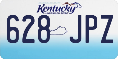 KY license plate 628JPZ