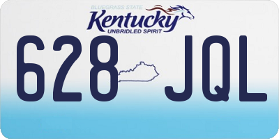 KY license plate 628JQL