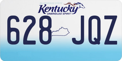 KY license plate 628JQZ