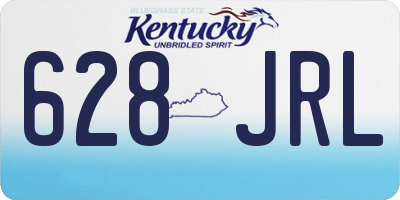 KY license plate 628JRL
