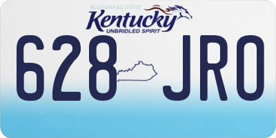 KY license plate 628JRO