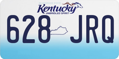 KY license plate 628JRQ