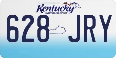 KY license plate 628JRY