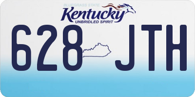KY license plate 628JTH