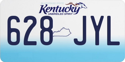 KY license plate 628JYL