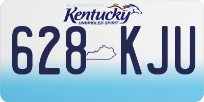 KY license plate 628KJU