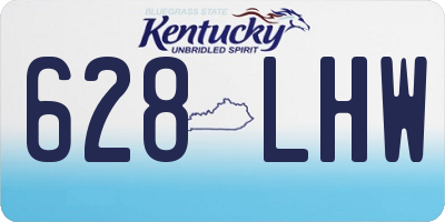 KY license plate 628LHW