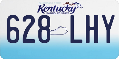 KY license plate 628LHY