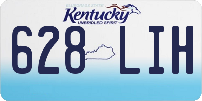 KY license plate 628LIH