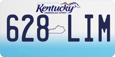 KY license plate 628LIM