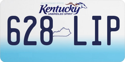 KY license plate 628LIP