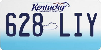 KY license plate 628LIY