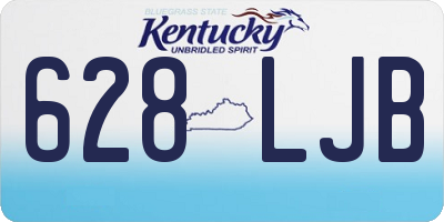 KY license plate 628LJB