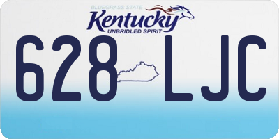 KY license plate 628LJC