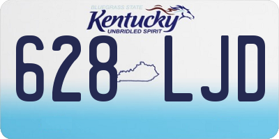 KY license plate 628LJD