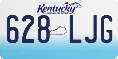 KY license plate 628LJG