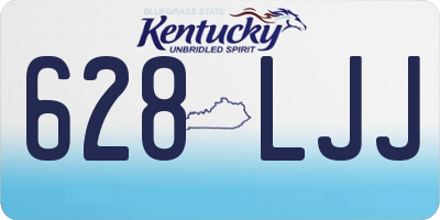 KY license plate 628LJJ