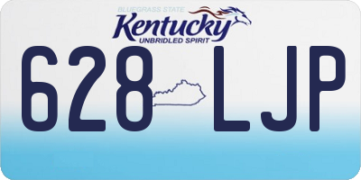 KY license plate 628LJP
