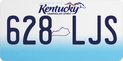 KY license plate 628LJS