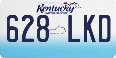 KY license plate 628LKD