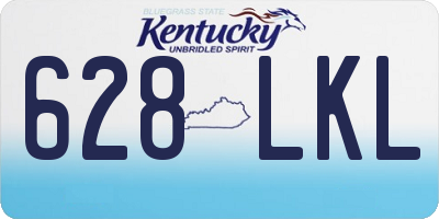 KY license plate 628LKL