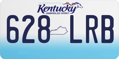 KY license plate 628LRB