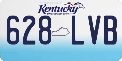 KY license plate 628LVB