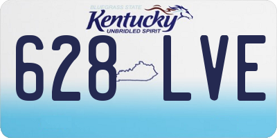 KY license plate 628LVE