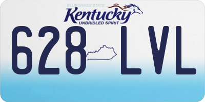 KY license plate 628LVL