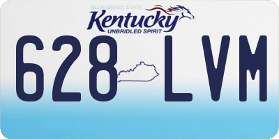 KY license plate 628LVM