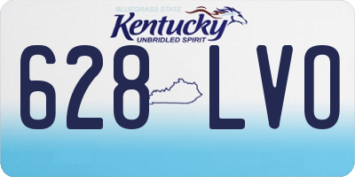 KY license plate 628LVO