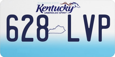 KY license plate 628LVP