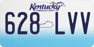 KY license plate 628LVV