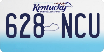 KY license plate 628NCU