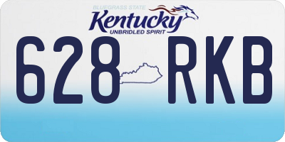 KY license plate 628RKB