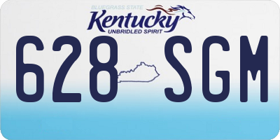 KY license plate 628SGM