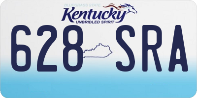 KY license plate 628SRA