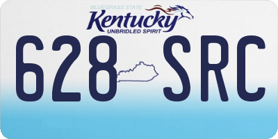 KY license plate 628SRC