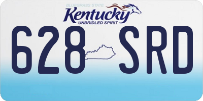 KY license plate 628SRD