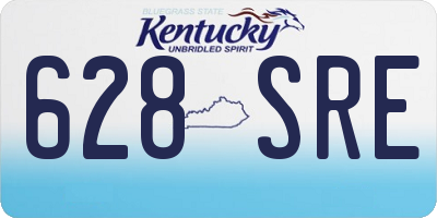 KY license plate 628SRE