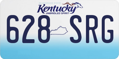 KY license plate 628SRG
