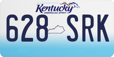 KY license plate 628SRK