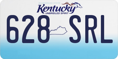 KY license plate 628SRL