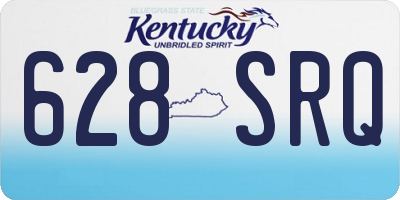 KY license plate 628SRQ