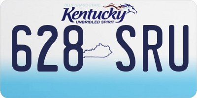 KY license plate 628SRU