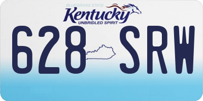 KY license plate 628SRW